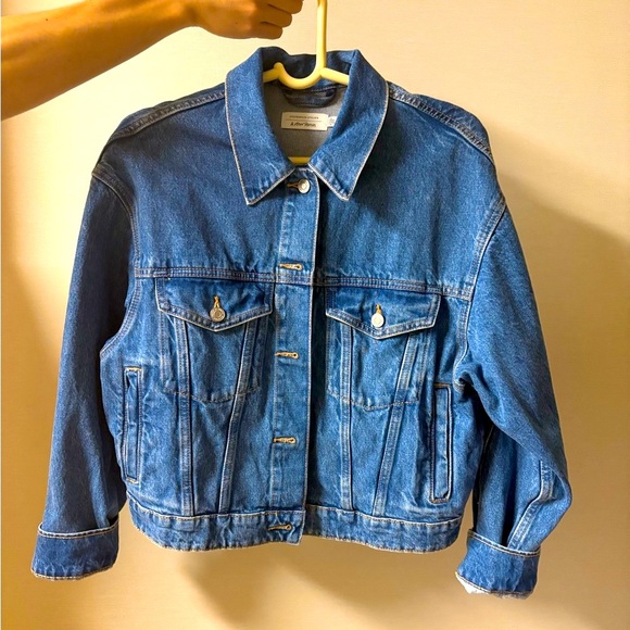 & Other Stories boxy denim jacket - Picture 3 of 4